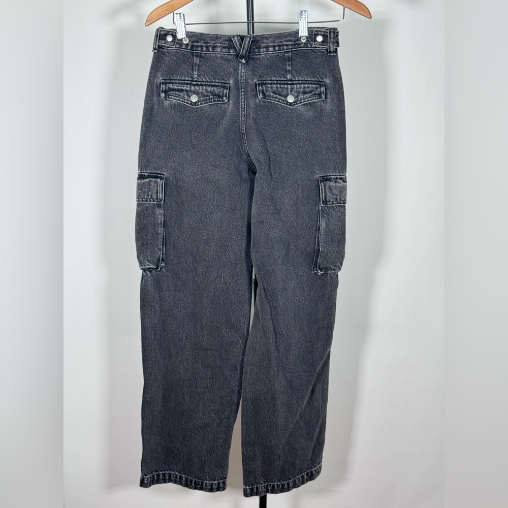 NWOT Madewell Low-Slung Straight Cargo Jeans in Ranney Wash - Picture 6 of 7